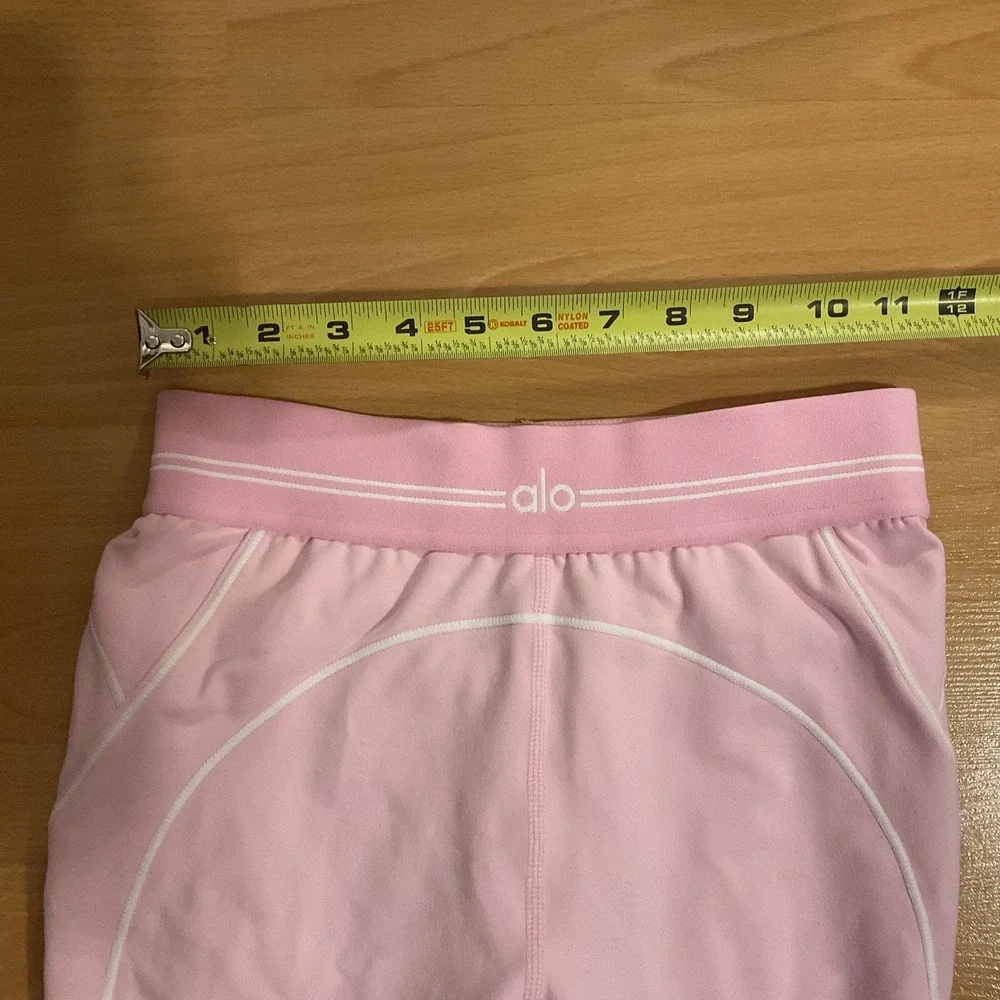Alo Yoga Airbrush High-Waist Heart Throb Legging Sweet Pink/White XS